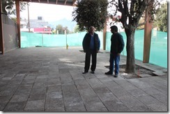 FOTO alcalde de Pucón realiza inspección de obras 1