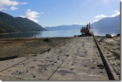 FOTO comienzan trabajo en lago caburgua 2