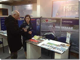 FOTO stand regional de promoción turística por Copa América