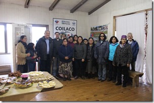 FOTO comunidad de Coilaco recibe materiales para su sede