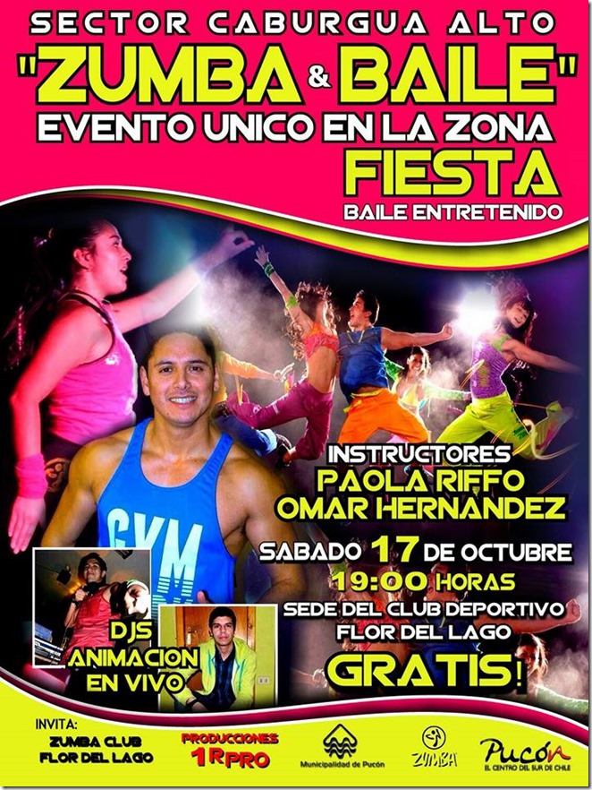 AFICHE zumba y baile