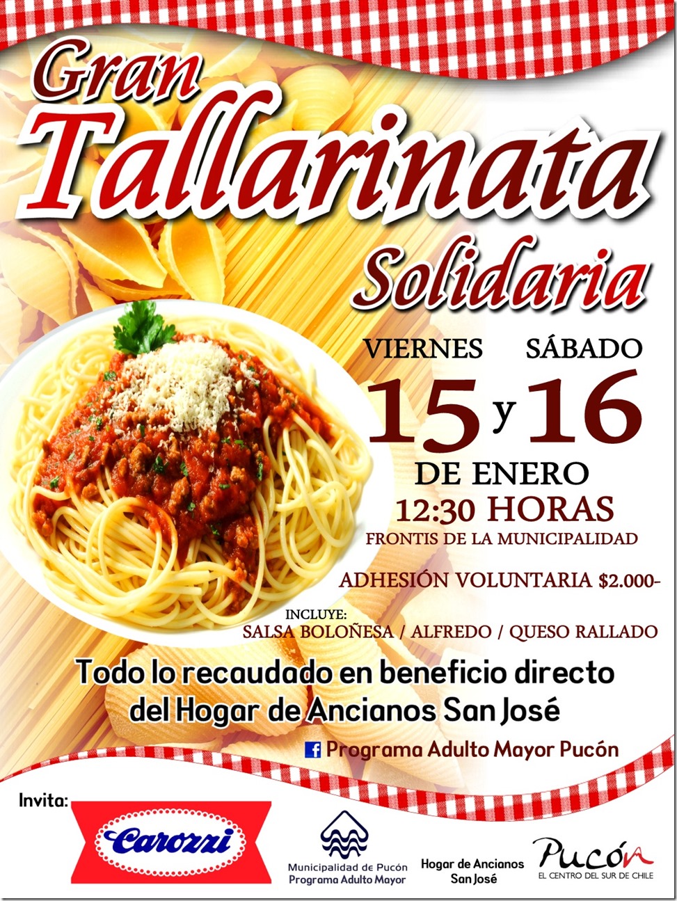 AFICHE tallarinata solidaria