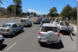 FOTO congestión vehicular pucón 3