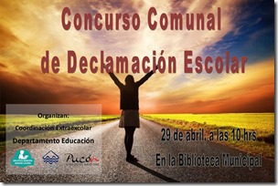 AFICHE concurso de declamación