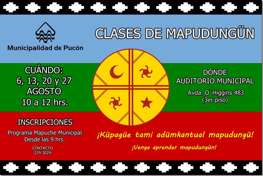 AFICHE clases mapudungun