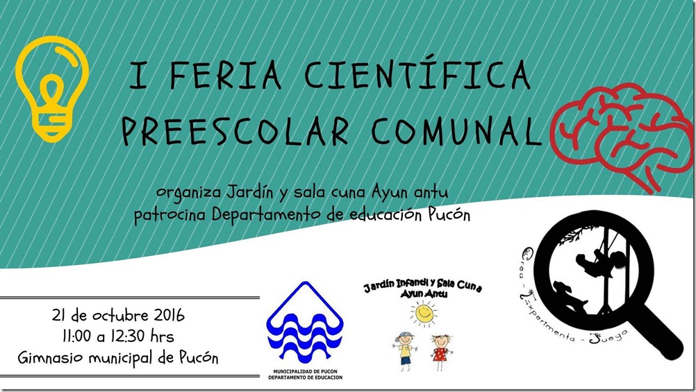 AFICHE feria científica preescolar comunal