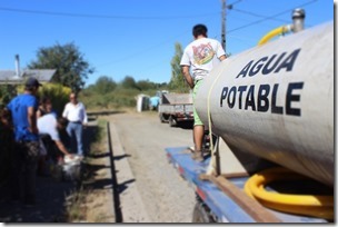 FOTO distribución agua potable