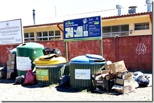 FOTO retiro campana reciclaje