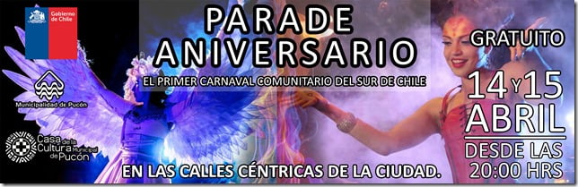 AFICHE parade aniversario