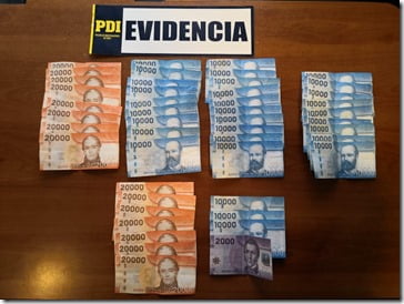 Dinero recuperado estafa