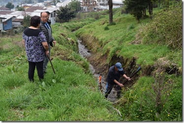 Alcalde de Villarrica supervisa trabajos en sector  Trekalen (2)