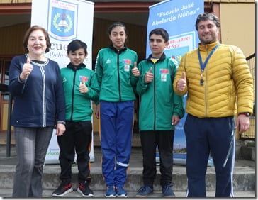 Escuela José Abelardo Núñez representa a Villarrica en  Nacional de Juegos Escolares (1)