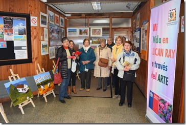 Exposición “Mi vida en Licán Ray a través del Arte” se exhibe en Municipalidad de Villarrica