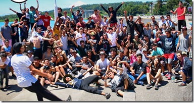 Más de 120 deportistas participaron del 2do Encuentro JAM Parkour Villarrica 2019