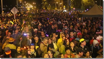 Miles de personas disfrutaron las fiestas de fin de año en Villarrica y Licán Ray (1)