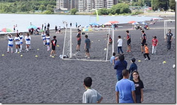 En la Playa Pucara de Villarrica se realizó el cierre de la campaña Senda Te Cuida (2)