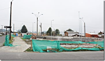 En etapa de término se encuentran las obras de la mejoramiento de principal plaza en Diego Portales (2)