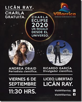 Charla Eclipse 2020 un regalo desde el universo