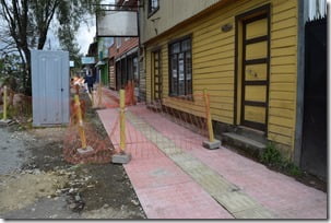 Avanzan obras de mejoramiento de veredas en la comuna (1)