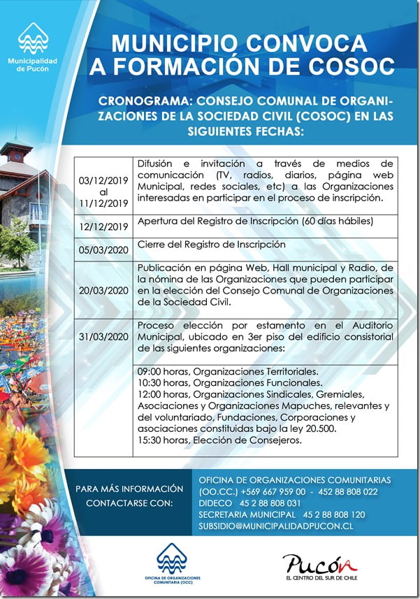 afiche formacion cosoc