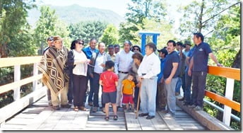 Puentes San Ignacio y Nahuelpan fueron entregados a la comunidad