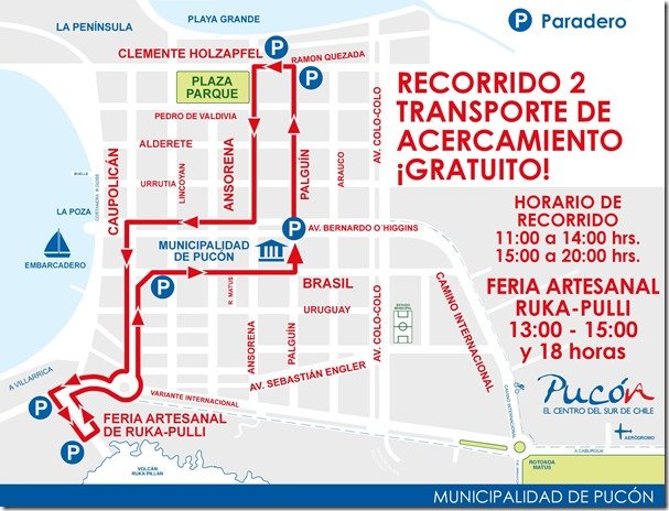 RECORRIDO 2 TRANSPORTE GRATUITO