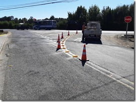 Trabaja en reforzamiento de señalética vial en zonas de riesgo y cercano a colegios (2)