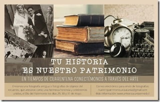 AFICHE NUESTRO PATRIMONIO CON TEXTO