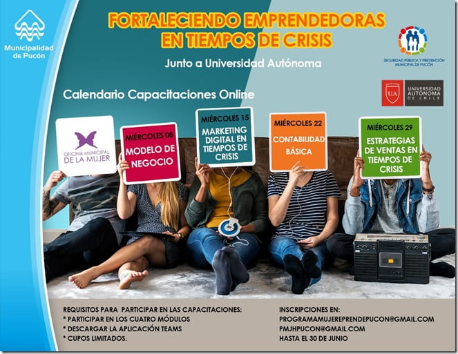 Afiche Oficina Mujer Pucón