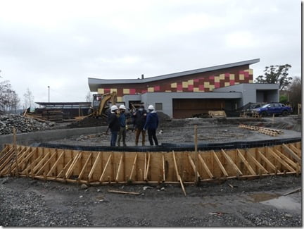 Avanzan obras de construcción de Anfiteatro Municipal a orillas del lago Villarrica (2)