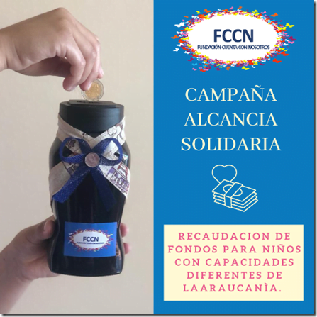 Afiche Campaña Alcancia Solidaria