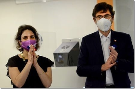 Ministra Zaldívar y Subsecretario Pedro Pizarro