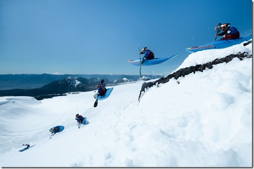 Aniol Serrasolses performs during the Red Bull Snow Kayak project in Pucon, Region de la Araucania, Chile on September 19, 2020 // SI202103260899 // Usage for editorial use only // 