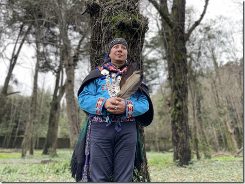 Jorge Quilaqueo, Machi Ngillatufe capítulo 20,  jueves 29 de septiembre - Foto  de Anuar Araya