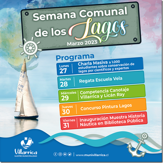 Afiche Semana del Lago 2023