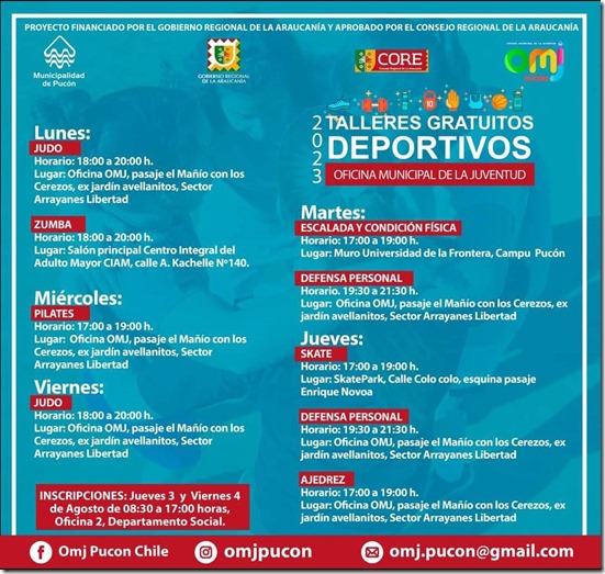 TALLERES DEPORTIVOS OMJ