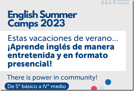 1. Carrusel English Summer Camps 2023_Cierre proceso