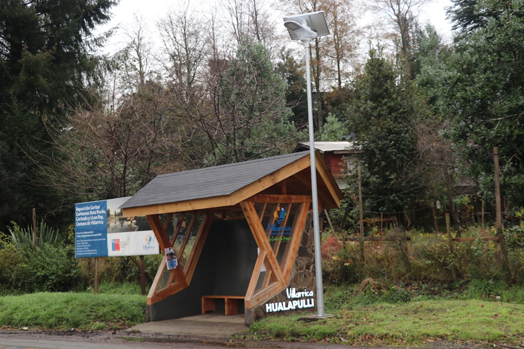 Municipalidad de Villarrica construirá 7 garitas peatonales
