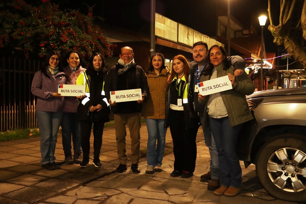 Alcalde Pablo Astete recorre Ruta Social en Villarrica